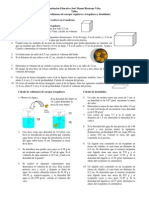 Volumen de Cuerpos Regulares e Irregulares + Densidad