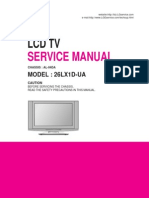 26LX1D Service Manual, LG LCD TV