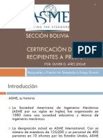 Certificación de Recipientes A Presión - Oliver O. Añez Leigue PDF