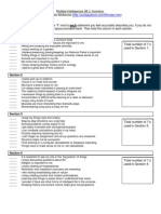 Multiple Intelligences Inventory