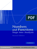 Burn R.P. Numbers and Functions.. Steps Into Analysis (2ed., CUP, 2000) (ISBN 0521788366) (O) (382s) - MC