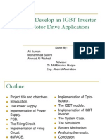 Design and Develop An IGBT Inverter For AC Motor Drive Applications