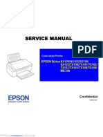 Service Manual: EPSON Stylus NX100/NX105/SX100/ SX105/TX100/TX101/TX102/ TX103/TX105/TX106/TX109/ ME 300