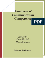 Handbook of Communication