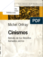 Michel Onfray - Cinismos, Retrato de Los Filosofos Llamados Perros (Espanhol)