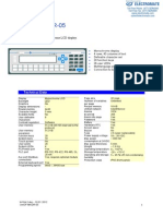 Exor MKDR-05 Specsheet