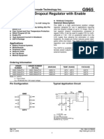 1.5A Low Dropout Regulator With Enable: Global Mixed-Mode Technology Inc