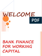 Bank Finance For Working Capital