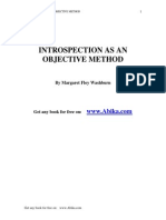 Washburn - Introspection As An Objective Method