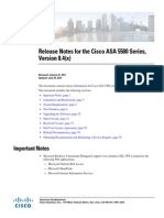 Release Notes For The Cisco ASA 5500 Series Version 8.4 (X)
