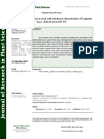 Influence of Provenance in Seed and Emergence Characteristics of A Gigantic Liana - Entada Pursaetha DC.