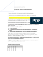 Auditoria Obligaciones Financieras