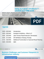 Presentation - 1484 - CI1484 - Route Planning Using Autodesk InfraWorks - A How To Class by Autodesk and CDM Smith