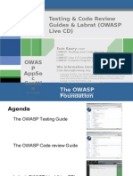 Testing & Code Review Guides & Labrat (OWASP Live CD)