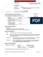 AMSOIL Material Safety Data Sheet: Osha Hazardous Components (29 CFR 1910.1200)