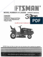 Craftsman Riding Mower 917.252560