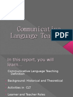 Communicative Language Teaching