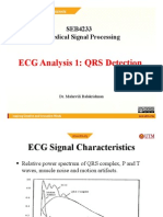 07 ECG Analysis 1 - QRS Detection - PPT (Compatibility Mode)