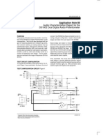 Audio Characterization Report For The DS1802 Dual Digital Audio Potentiometer