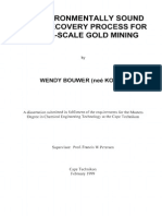 An Environmentally Sound Gold Recovery Process For Small-Scale Gold Mining