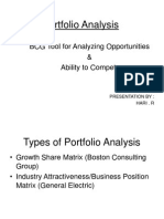 Portfolio Analysis: BCG Tool For Analyzing Opportunities & Ability To Compete