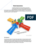 Market Segmentation: Why Segment?