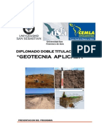 Geotecnia Aplicada 2014