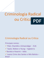 Aula - Criminologia Radical Ou Critica