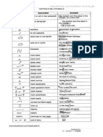 Copyreading Symbols