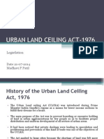 21 7 2014 Urban Land Ceiling Act 1976