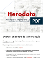 Herodoto y El Mejor Regimen de Gobierno