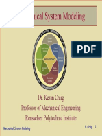 Modeling of Mechanical Systems