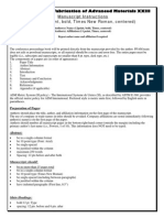 Processing and Fabrication of Advanced Materials XXIII Manuscript Instructions (Title: 14 Point, Bold, Times New Roman, Centered)