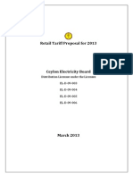 CEB Tariff Proposal