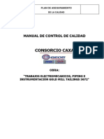 Plan de Control de Calidad