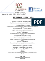 Daily Specials