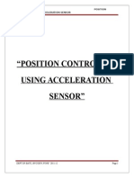 Position Controller Using Acceleration Sensor