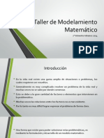 Taller de Modelamiento Matemático