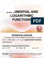 L11 Exponential and Logarthmic Functions