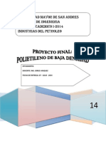 Informe Polietileno de Baja Densidad