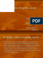 A Study On Home Loans