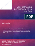 Administracion Estrategica de La Calidad