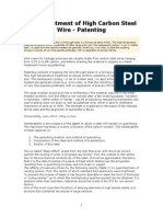 Heat-Treatment of High Carbon Steel Wire - Patenting