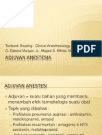 Adjuvan Anestesia Presentation