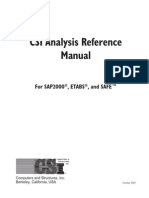 Csi Analysis Reference Manual For Sap2000 Etabs and Safe PDF