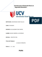 2° Informe - (El Relieve Terrestre)