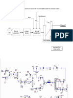 Diagrama de Bloques para La Producción de Biocombustible A Partir de Aceite de Palma