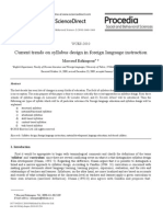 Current Trends On Syllabus Design PDF