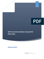 SAP Front End Installation Using SCCM 2012 Guide