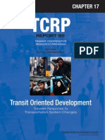 Transit Oriented Development - Traveler Response To Transportation System Changes TCRP Report 95